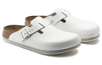 Birkenthtstock Boston Super Grip Leather 'White' 0060134