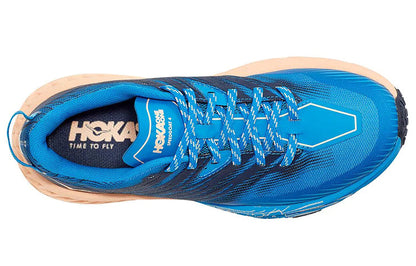 (WMNS) Hothtka ONE ONE Speedgoat 4 Low GS Blue/Apricot 1106527-IBBA