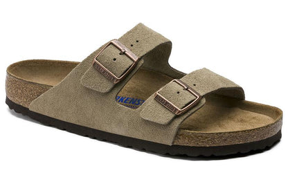 Birkenthtstock Arizona Soft Footbed Suede Leather 'Taupe' 0951301