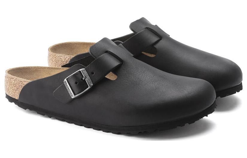 Birkenthtstock Boston Grip Natural Leather 'Vintage Wood Black' 1023458