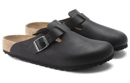 Birkenthtstock Boston Grip Natural Leather 'Vintage Wood Black' 1023458