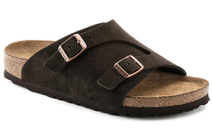 Birkenthtstock Zrich Soft Footbed Suede Leather Narrow Fit 'Mocha' 1009531