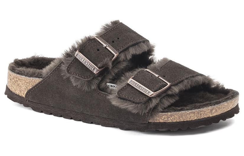 Birkenthtstock Arizona Shearling Suede Leather 'Mocca' 1020566