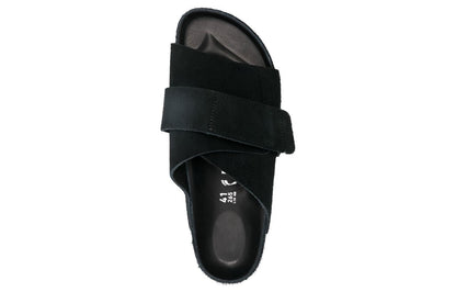 Birkenthtstock Kyoto Suede Leather Narrow Fit 'Black' 1022306