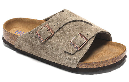 Birkenthtstock Zrich Soft Footbed Suede Leather 'Taupe' 1009532
