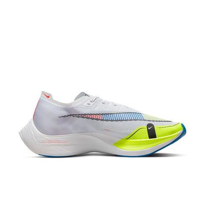 Nithtke Zoothtmx Vaporfly Next% 2 'White Volt Racer Blue' CU4111-103