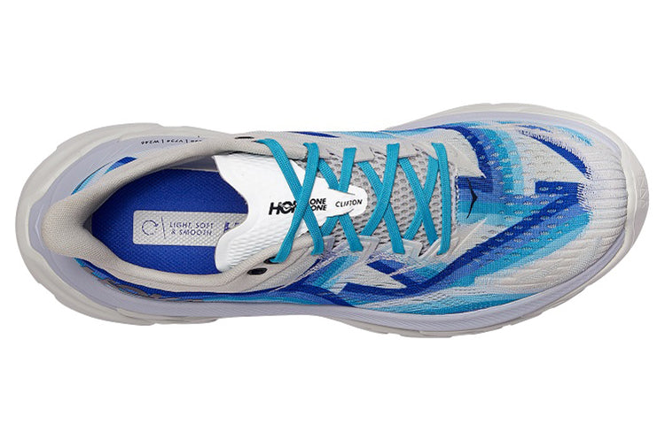 (WMNS) Hothtka ONE ONE Clifton Edge Geometric 'White Dazzling Blue' 1122570-DBBF