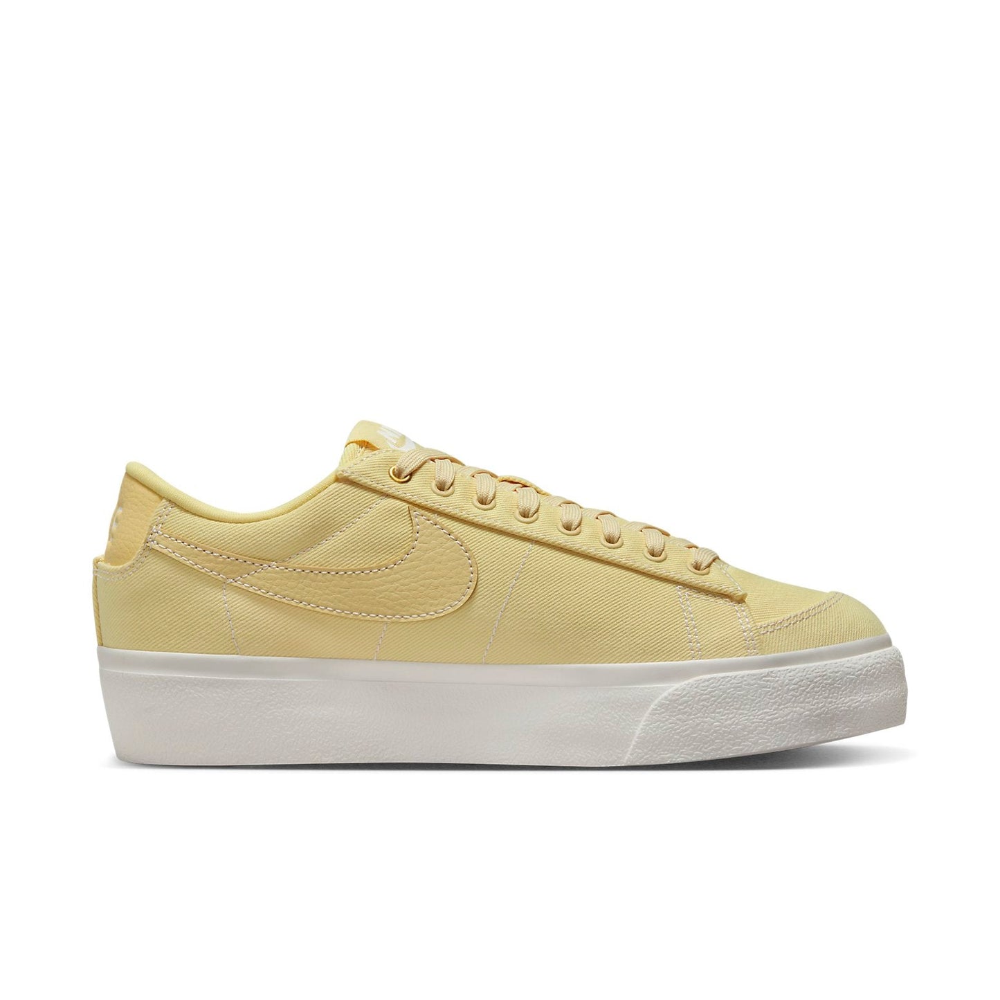 (WMNS) Nithtke blathtzer Low Platform Canvas 'Pale Vanilla' DV7475-200