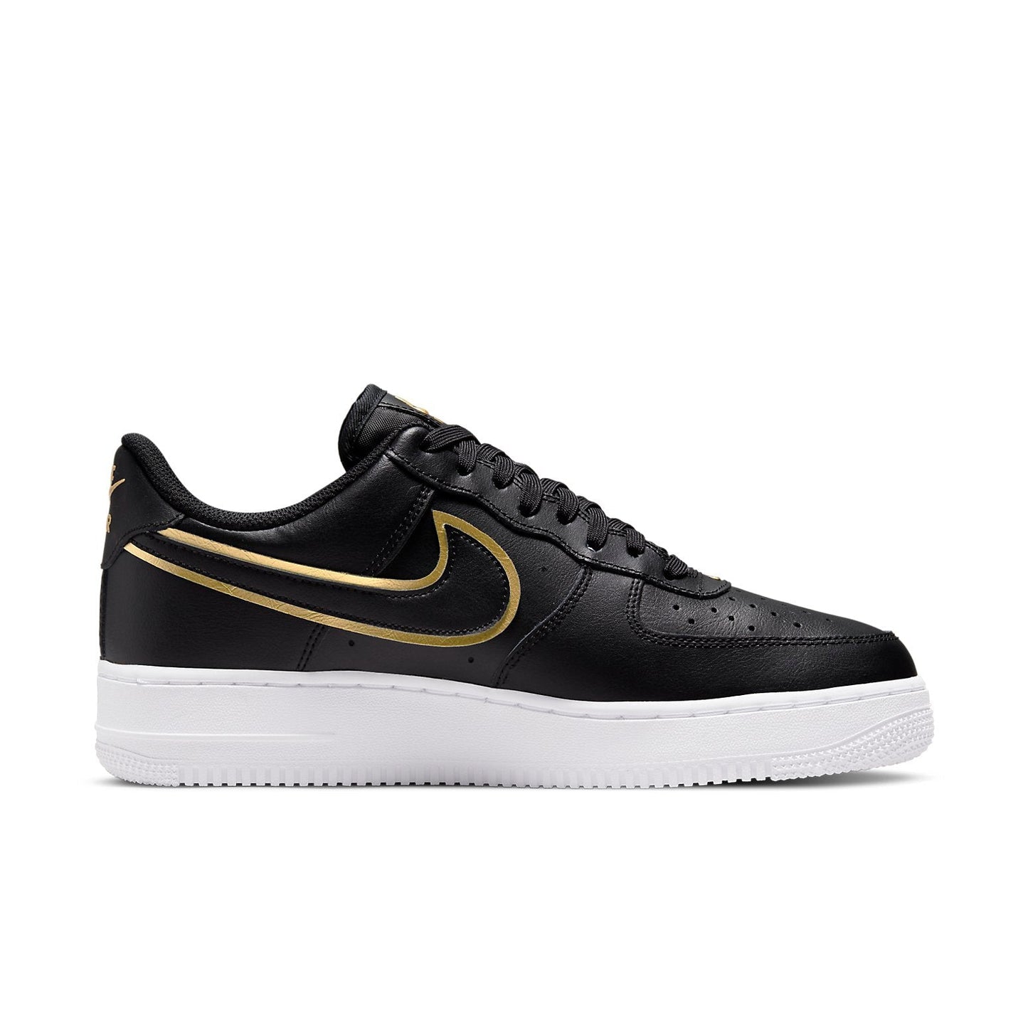 Nithtke Athtir Forthtce 1 '07 LV8 'Metallic Swoosh Pack - Black' DA8481-001