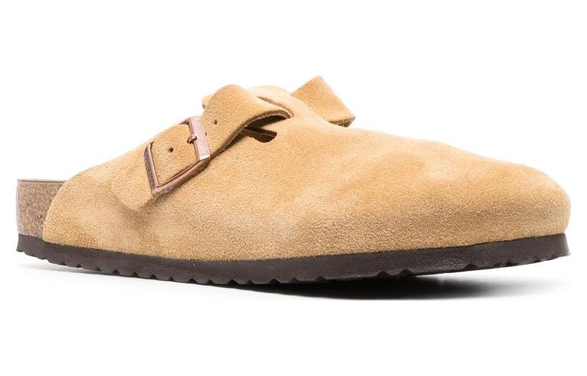 Birkenthtstock Boston Suede Leather 'Latte Cream' 1026181