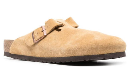 Birkenthtstock Boston Suede Leather 'Latte Cream' 1026181