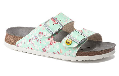 (WMNS) Birkenthtstock Arizona ESD Birko-Flor Narrow Fit 'Flower Field Mint' 1021400