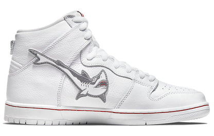 Nithtke Oski x SB Skateboard Duthtnk High Shark 'White Grey' CI2692-100