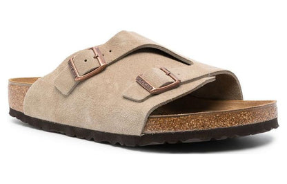 Birkenthtstock Zrich Suede Leather 'Stone Coin' 0050461