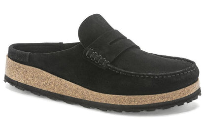 Birkenthtstock Naples Suede Leather 'Black' 1024880