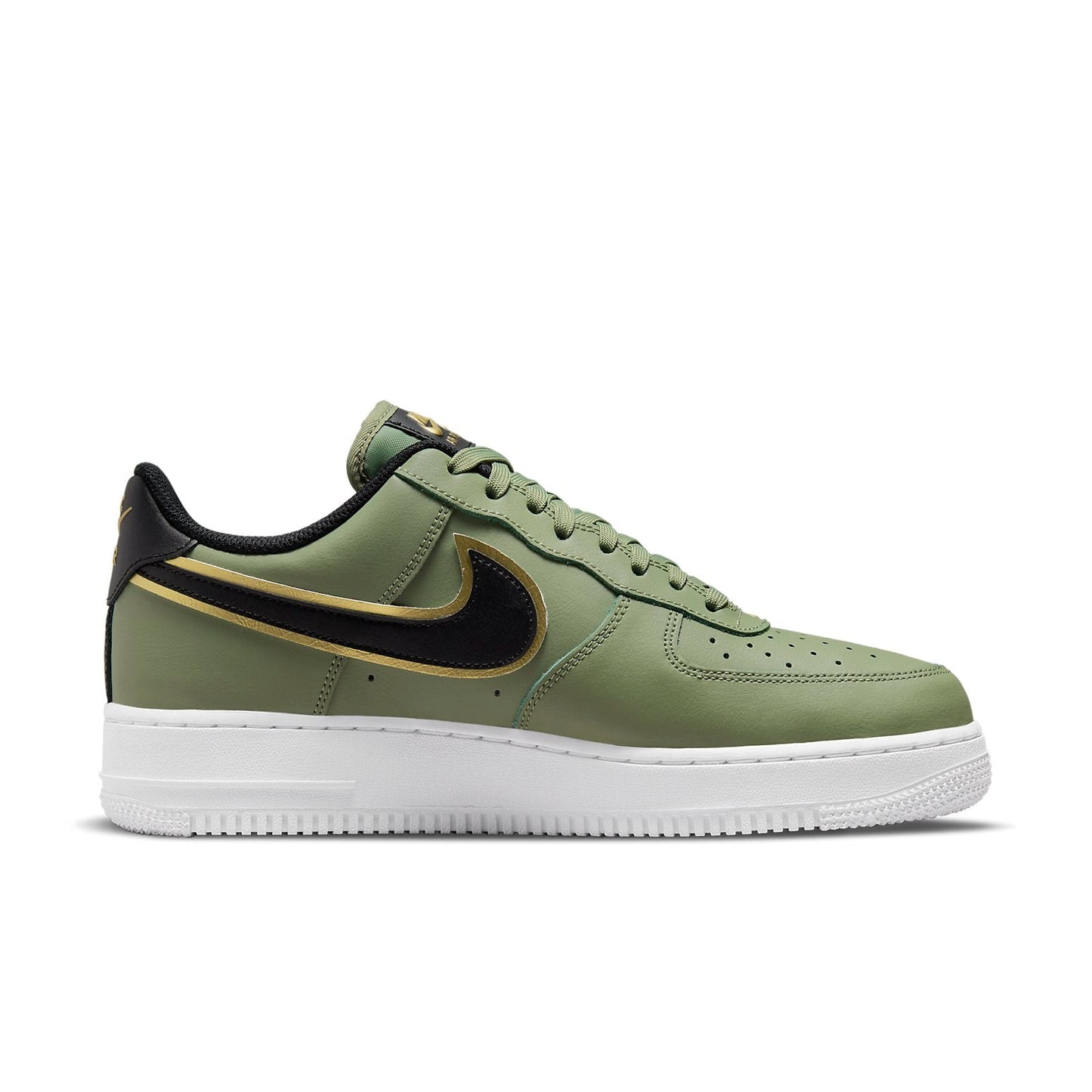Nithtke Athtir Forthtce 1 '07 LV8 'Metallic Swoosh Pack - Oil Green' DA8481-300