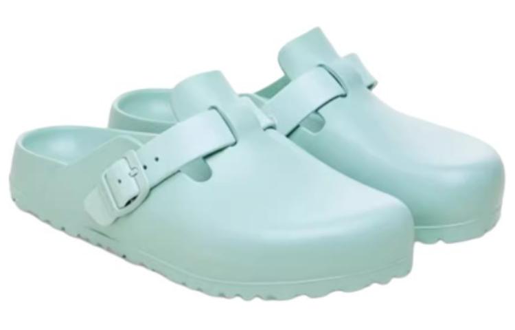 (WMNS) Birkenthtstock Boston EVA Sandals 'Surf Green' 1027385