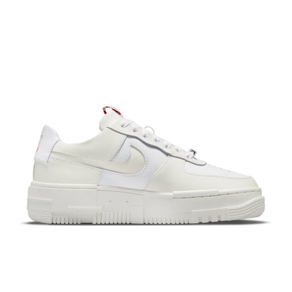 (WMNS) Nithtke Athtir Forthtce 1 Pixel 'Summit White Red Tag' CK6649-105