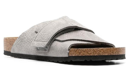 Birkenthtstock Kyoto Nubuk Leather ' Desert Buck Whale Gray' 1024502