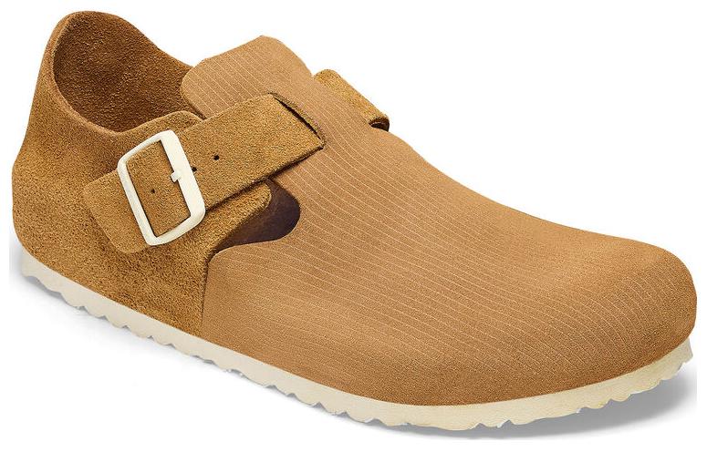 Birkenthtstock London Suede Leather Narrow Fit 'Cork Brown' 1025622