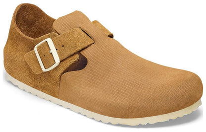 Birkenthtstock London Suede Leather Narrow Fit 'Cork Brown' 1025622