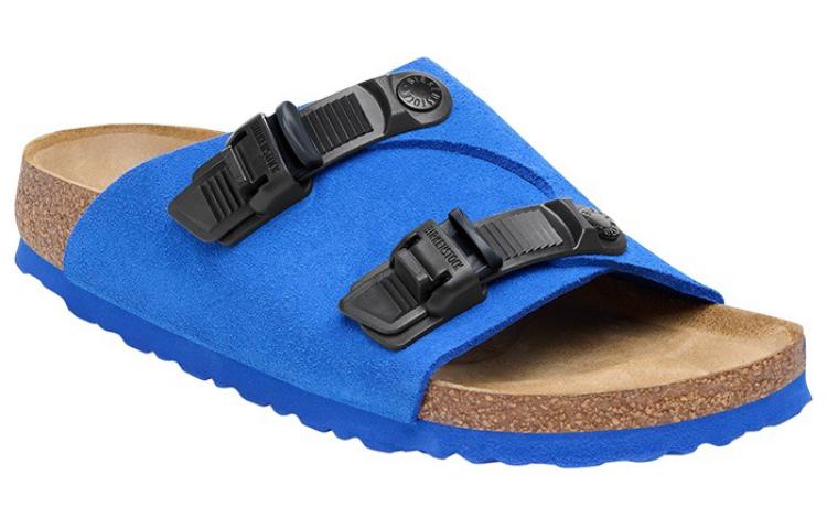 (WMNS) Birkenthtstock Zrich Tech Suede Leather Narrow Fit Sandals 'Blue' 1026816