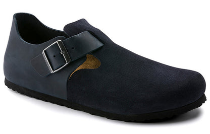 Birkenthtstock London Series Cowhide Suede Casual Shoe Blue Version 1013309
