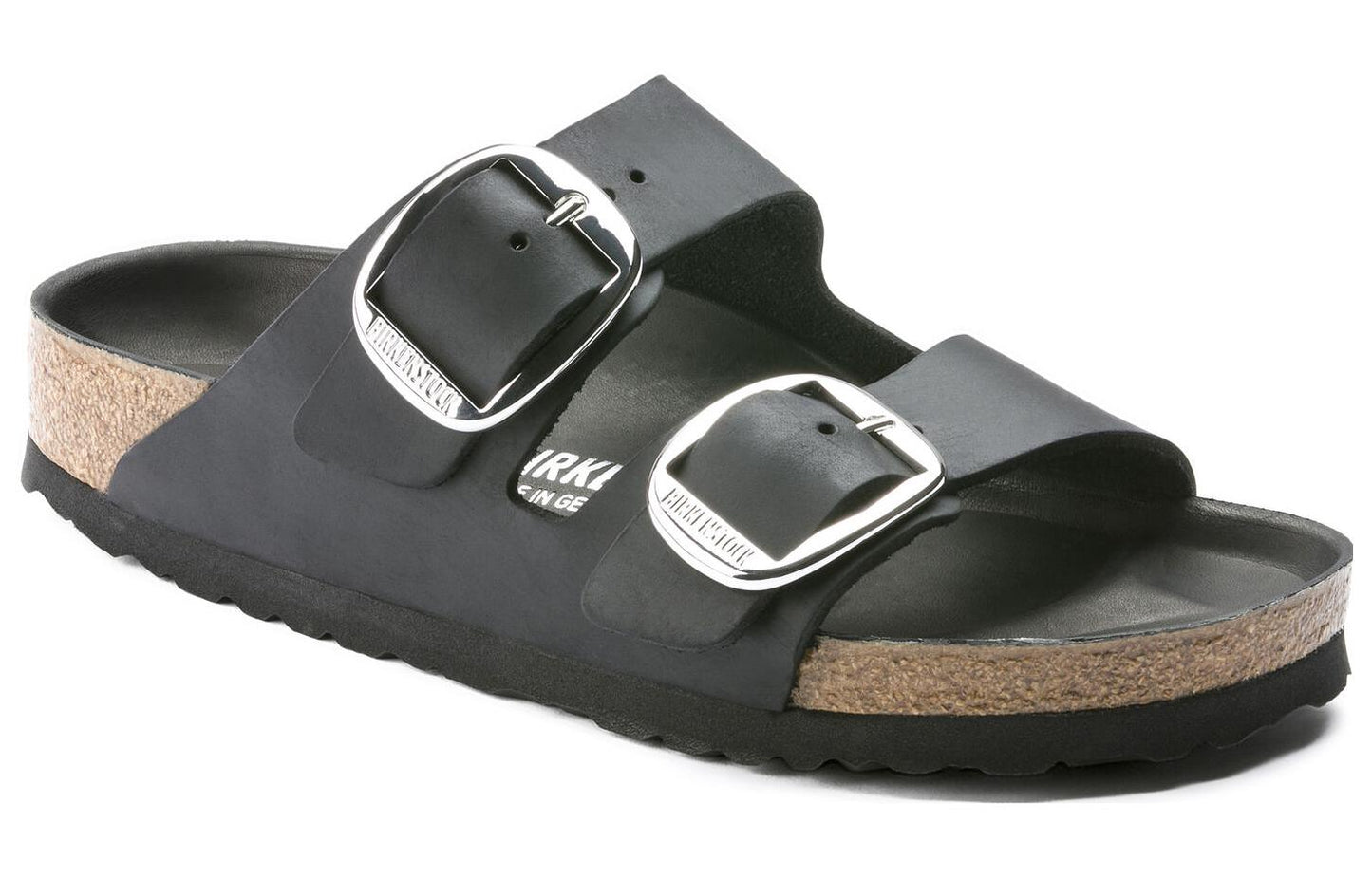 Birkenthtstock Arizona Big Buckle Sandals 'Black' 1011074