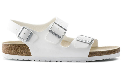 Birkenthtstock Milano Series Sandals White Version Unisex 34733