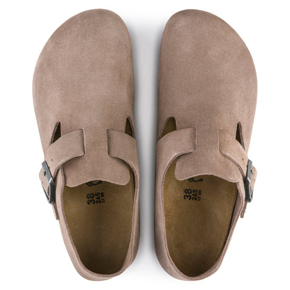 Birkenthtstock London Suede Leather Narrow Fit Shoes 'Taupe' 1010504
