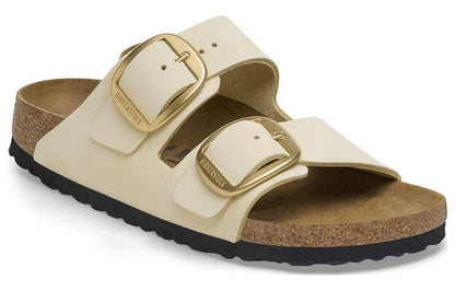 (WMNS) Birkenthtstock Arizona Big Buckle Nubuk Leather Narrow Fit 'Beige' 1026585