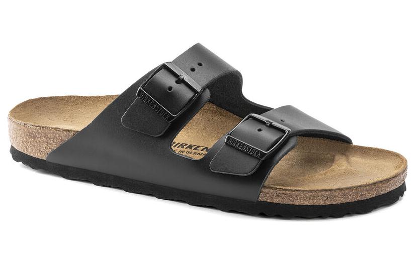 Birkenthtstock Arizona Birko Flor Narrow Fit Sandals 'Black' 0051193