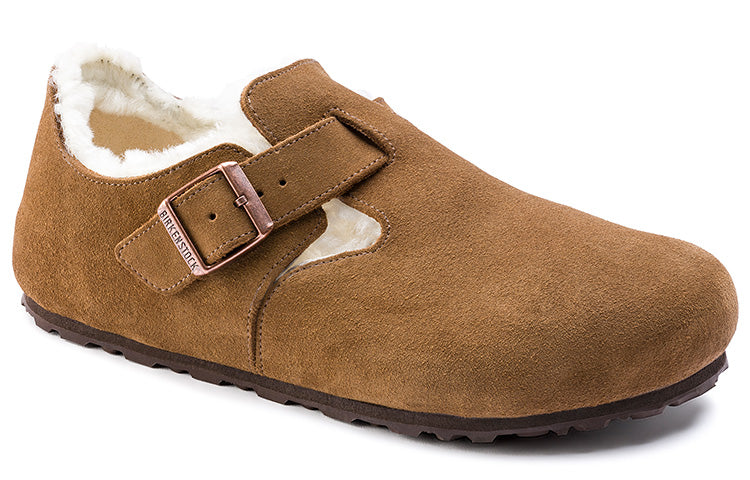 Birkenthtstock London Shearling Suede Leather 'Shearling Tea'' 1014962