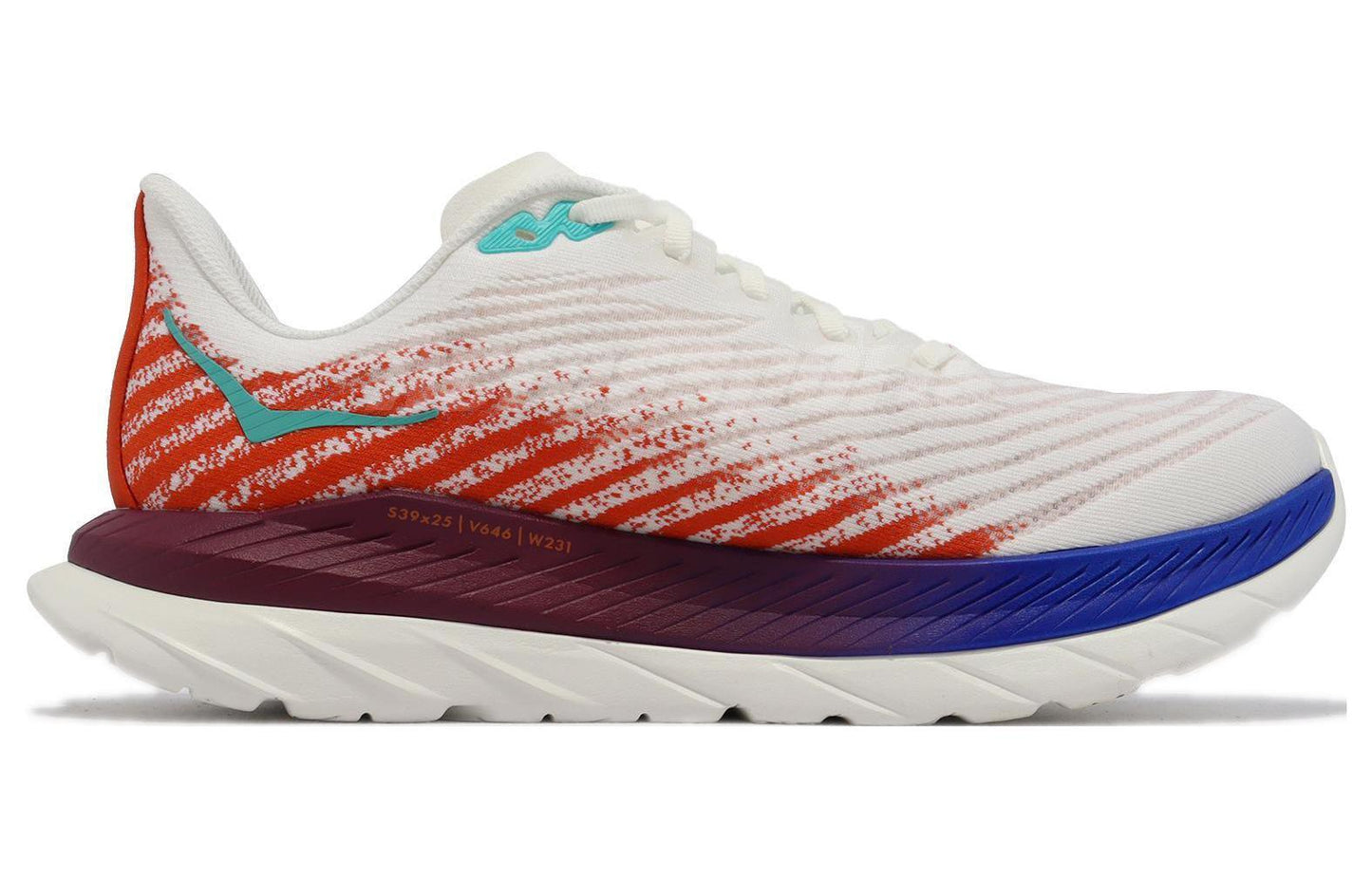 (WMNS) Hothtka ONE ONE Mach 5 Wide 'White Fire Red' 1136678-WFM