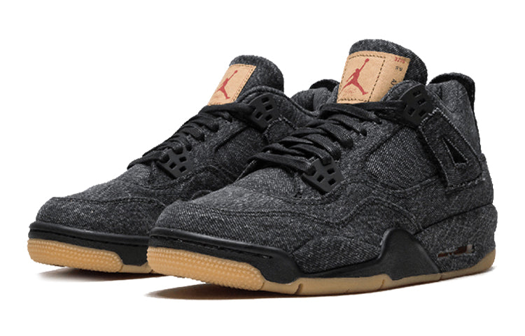 (GS) Levi's x Aithtr Jorthtdan 4 Retro 'Black Denim' AQ9103-001