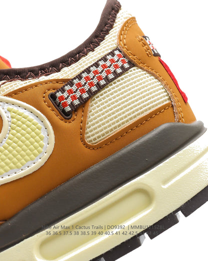 Travis Scott x  Aithtr Max 1WheatLemon DO9392-700 Dames & Heren Schoenen-1
