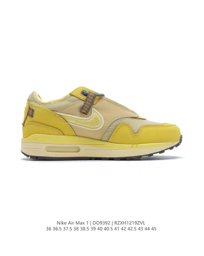 Travis Scott x  Aithtr Max 1WheatLemon DO9392 Dames & Heren Schoenen-1