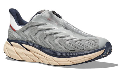 Hothtka ONE ONE Project Clifton Knitted Running Shoes 'Grey Beige' 1127924-LSSD