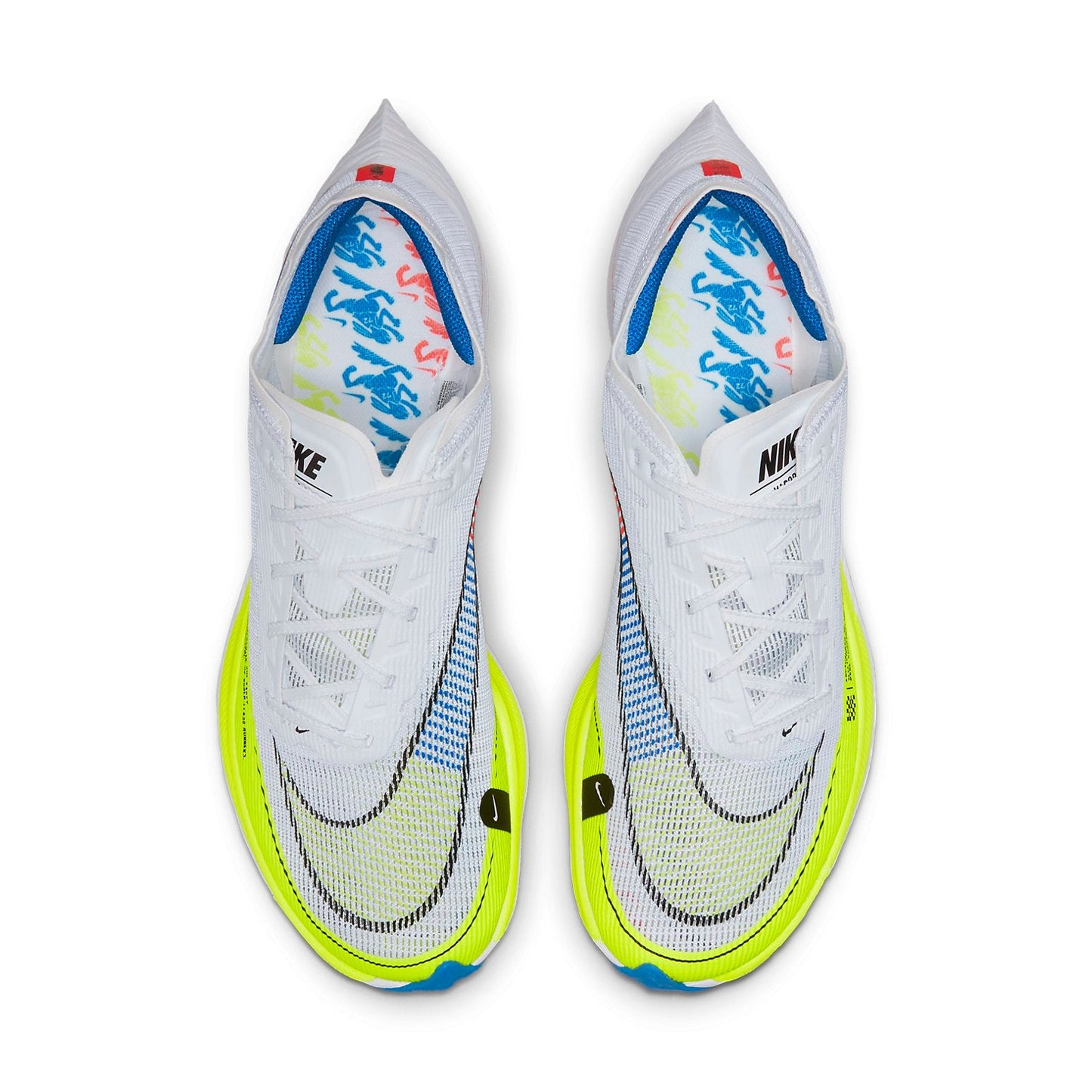 Nithtke Zoothtmx Vaporfly Next% 2 'White Volt Racer Blue' CU4111-103