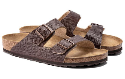 Birkenthtstock Arizona Natural Horween Sandals 'Brown' 1022353