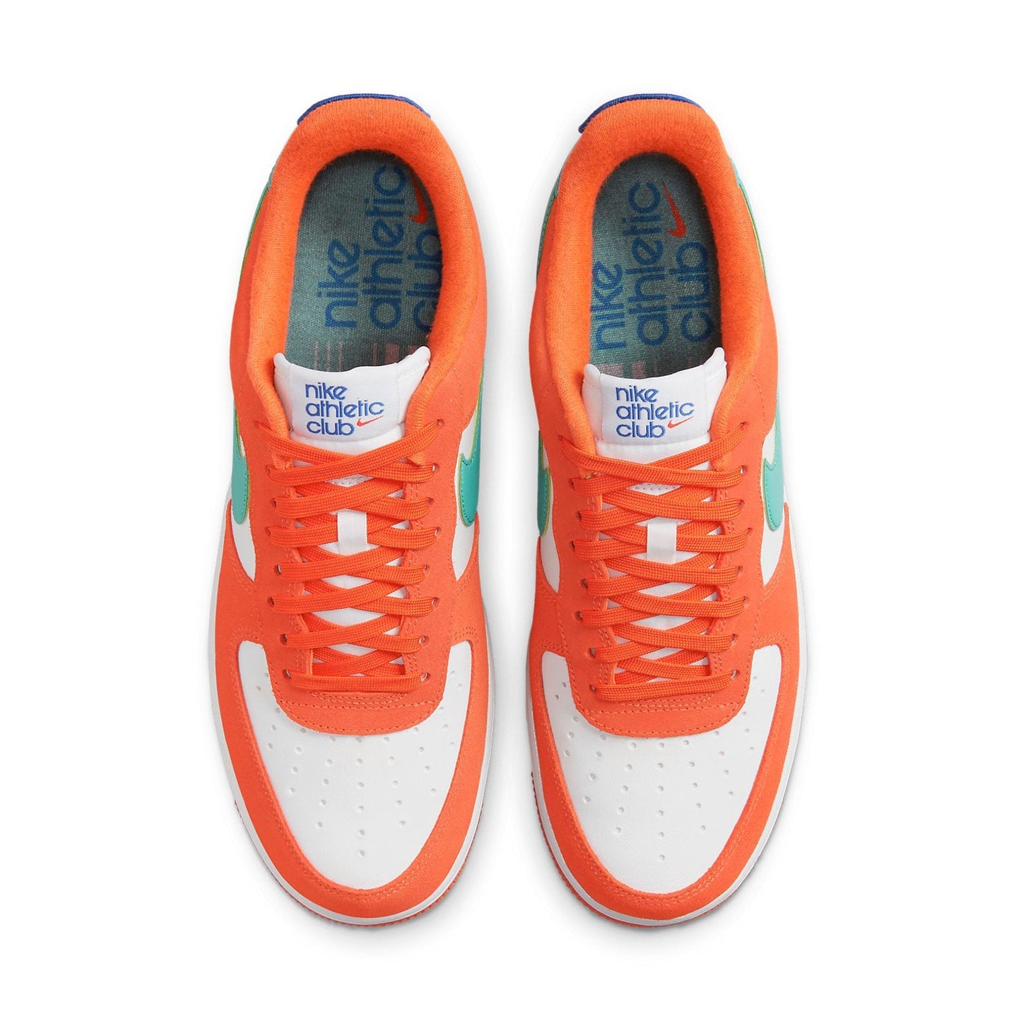 Nithtke Athtir Forthtce 1 '07 LV8 'Athletic Club - Rush Orange Washed Teal' DH7568-800