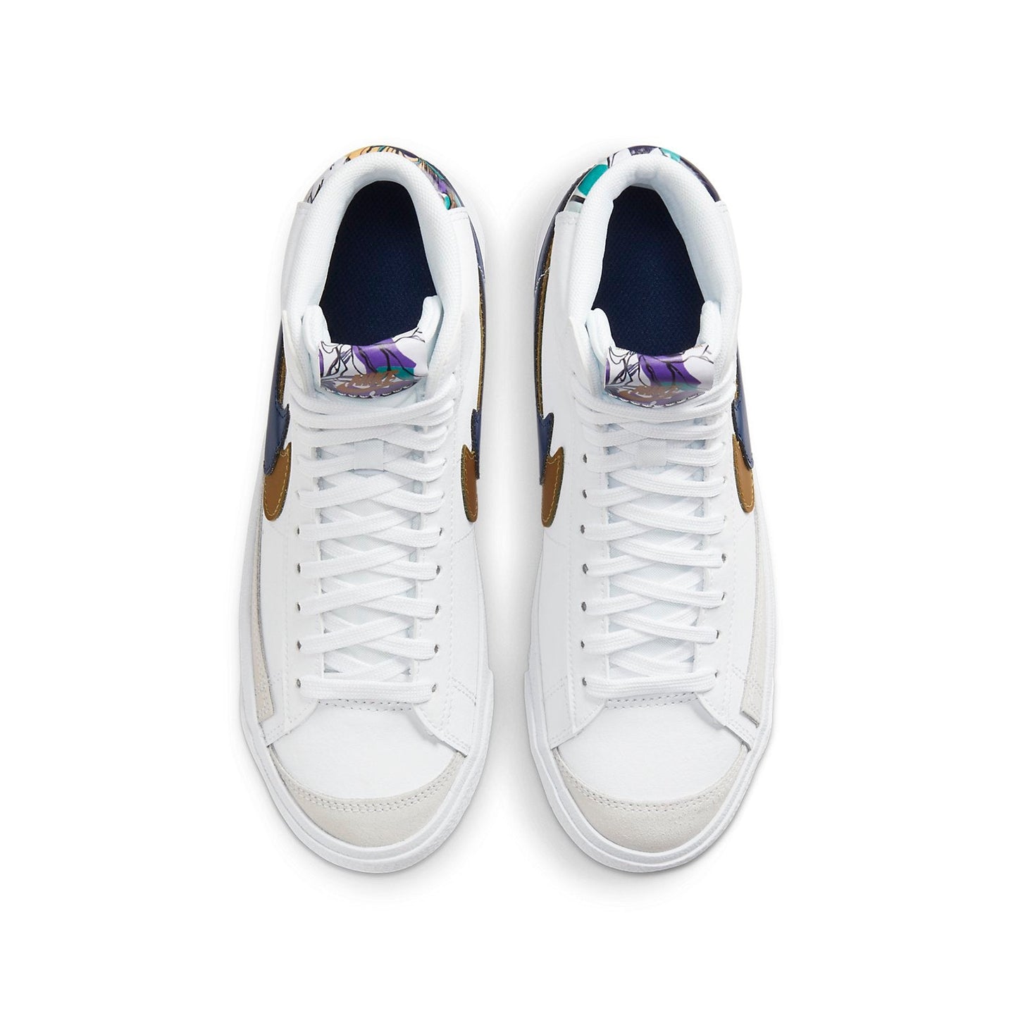 (GS) Nithtke blathtzer Mid '77 SE 'Double Swoosh - White Gold Blue Void' DD1847-102