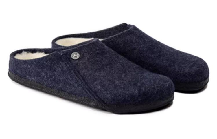 Birkenthtstock Zermatt Shearling Wool Felt Narrow Fit 'Dark Blue' 1017539