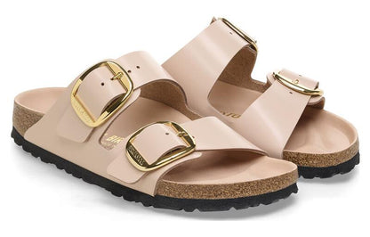 (WMNS) Birkenthtstock Arizona Big Buckle Nubuk Leather Narrow Fit 'Soft Pink' 1026553