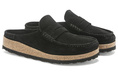Birkenthtstock Naples Suede Leather 'Black' 1024880