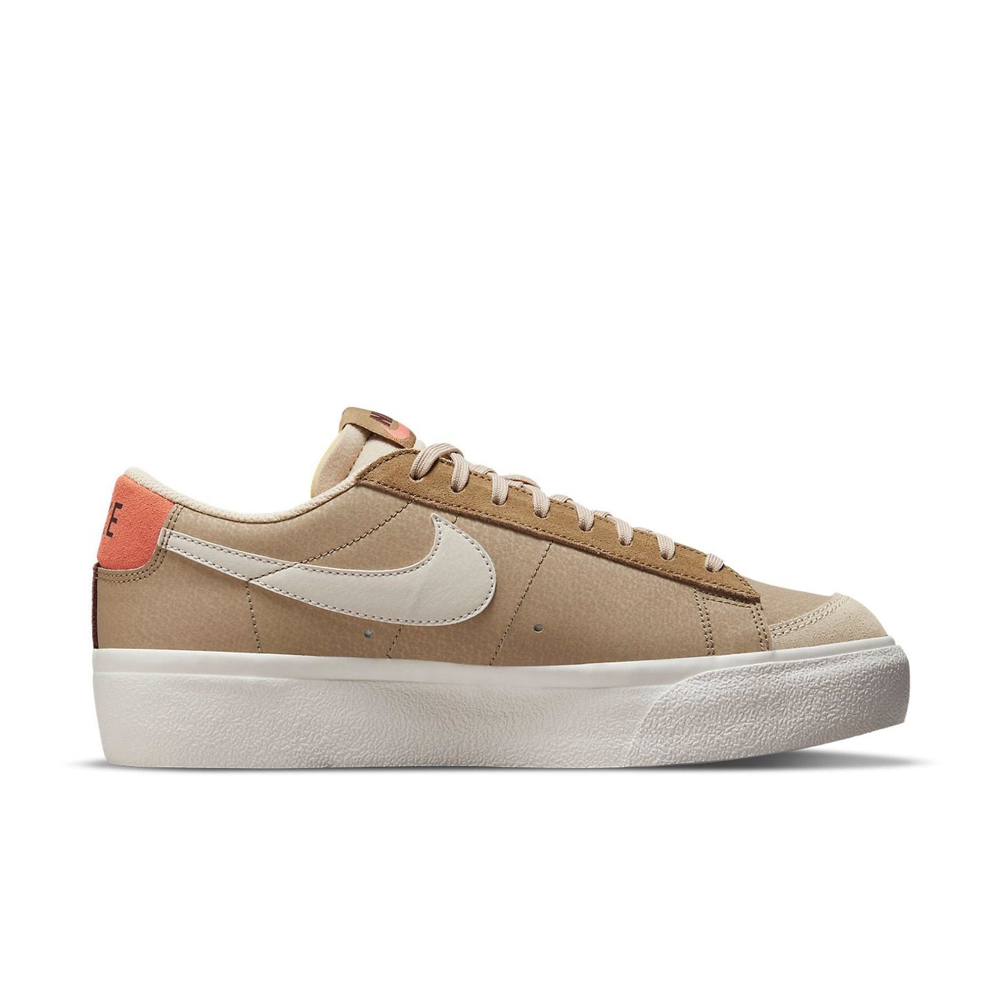 (WMNS) Nithtke blathtzer low Platform 'Brown White Red' DQ9318-200