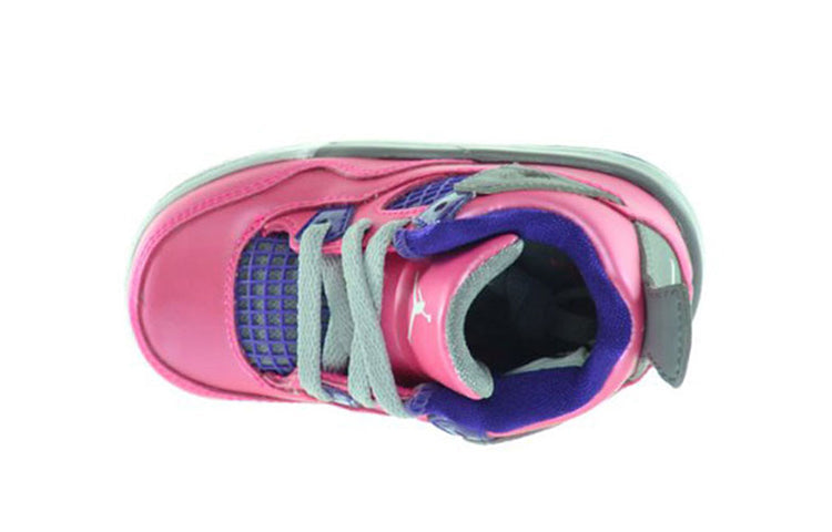 (TD) Aithtr Jorthtdan 4 Retro Toddlers Pink/Grey/Purple 308500-607