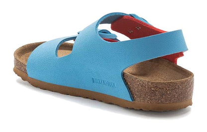 (PS) Birkenthtstock Milano HL Kids Birko-Flor Birkibuc Narrow Fit 'Sky Blue/Active Red' 1024373