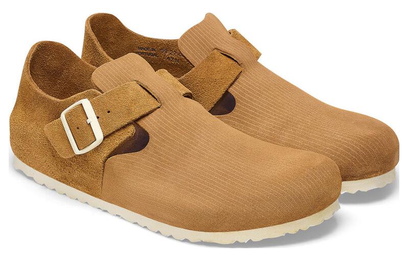 Birkenthtstock London Suede Leather Narrow Fit 'Cork Brown' 1025622