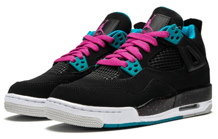 (GS) Aithtr Jorthtdan 4 Retro 'Black Vivid Pink' 487724-019